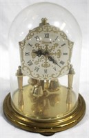 Diana Glass Dome Anniversary Clock 6.5"