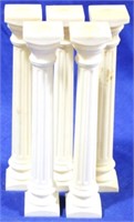 5 Plastic Candle Stands 10.5"