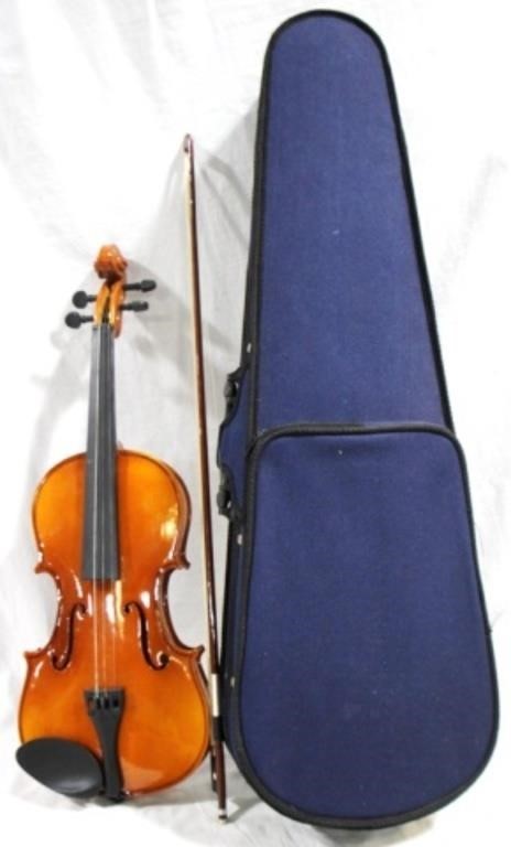 Japanese Violin with Box and Case 23"