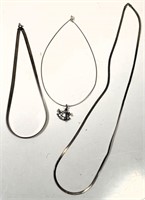 3pcs- STERLING necklaces