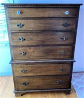 wooden chest of drawers 55x38