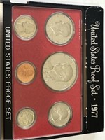 1977 Proof Set in Original US Mint Case & Box