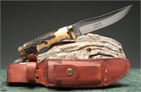 Schrade USA Golden Spike Fixed Blade Knife