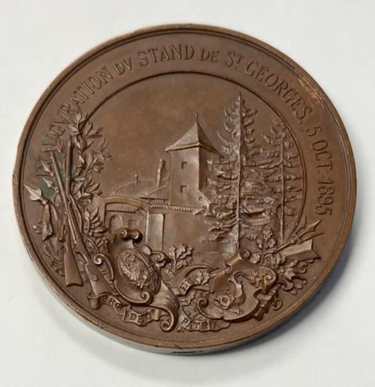 Switzerland Medal 1895 "Exercices de L'Arovebvse e