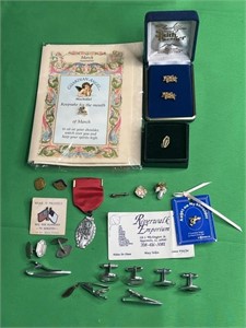 Lapel Pins, Awards, Cuff Links, Tie Clips