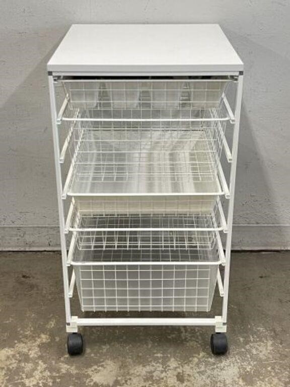 Elfa Rolling Drawer Unit