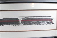 Framed Norfolk & Western Engine 611