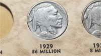 1929 Buffalo Nickel From A Set
