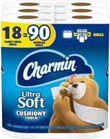 Charmin Ultra Soft Touch Toilet Paper, 90 rolls
