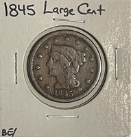 US 1845 Large Cent - very nice