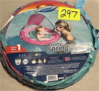 baby spring float sun canopy