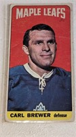 1964 65 Topps Hockey Tall Boy #75 Brewer