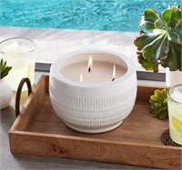 7.25" Kelsi Ceramic Citronella Candle