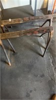 2 steel sawhorses