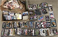 Mixed baseball football sports cards lot