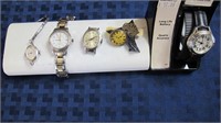 4 Ladies Wristwatches including Helbros