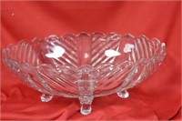 3 Legged Glass Bowl