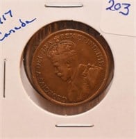 1917 CANADIAN LARGE PENNY