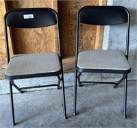 2 Card Table Chairs