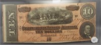 $10 Confederate States of America February 17,