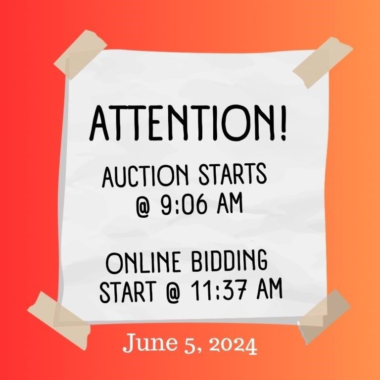 June 5 - Hathcock Estate Auction