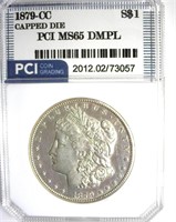 1879-CC Morgan PCI MS65 DMPL Capped Die RARITY