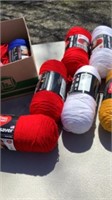 10 Rolls Red Heart Yarn