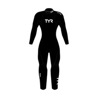TYR Men's Hurricane Wetsuit Cat 1, Black, XL