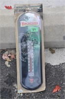 Winchester metal thermometer, unused