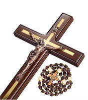 ($59) Handmade Crucifix Wall Cross - Wooden