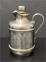 Silver Plate Standard Pitcher w/Cork Cap, Italy