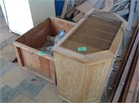 Dehumidifier and wood box
