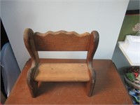 Wooden Doll Bench (Small)