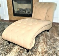 Abbyson Living Arched Chaise & Pillow