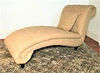 Abbyson Living Arched Chaise & Pillow