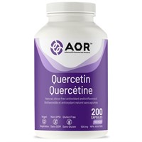 AOR - Quercetin 500mg, 200 Capsules - Quercetin Su