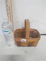 small longaberger basket with protector