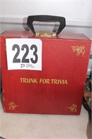 Vintage Trunk for Trivia- Trivial Pursuit Game