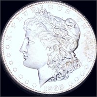 1902-S Morgan Silver Dollar CLOSELY UNC