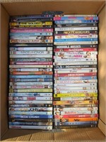 Banana box of DVDs