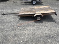 1992 NUWA Single Axle Utility Trailer