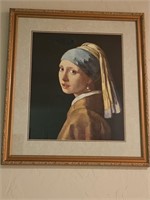 Framed 'Girl in a Pearl Earring' Print,