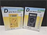 2 NEW Digital Multi Meters