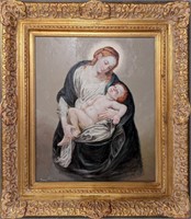 John Pieron Original "Mary & Jesus" Canvas
