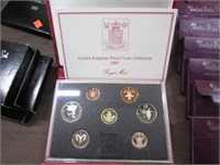 1987 UNITED KINGDOM PROOF COIN COLLECTION