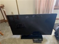 Samsung TV measures 39 inches