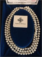 Camrose & Kross 9” Three Strand Pearls