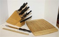 Cutco Knife Set w/ Cutting Board