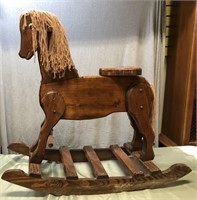 Handmade Wooden Rocking Horse