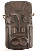 Indian Ceremonial Mask of The Tlingit Tribe